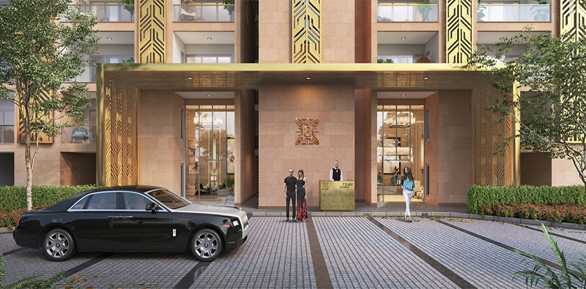Godrej South Estate grand arrival entrance